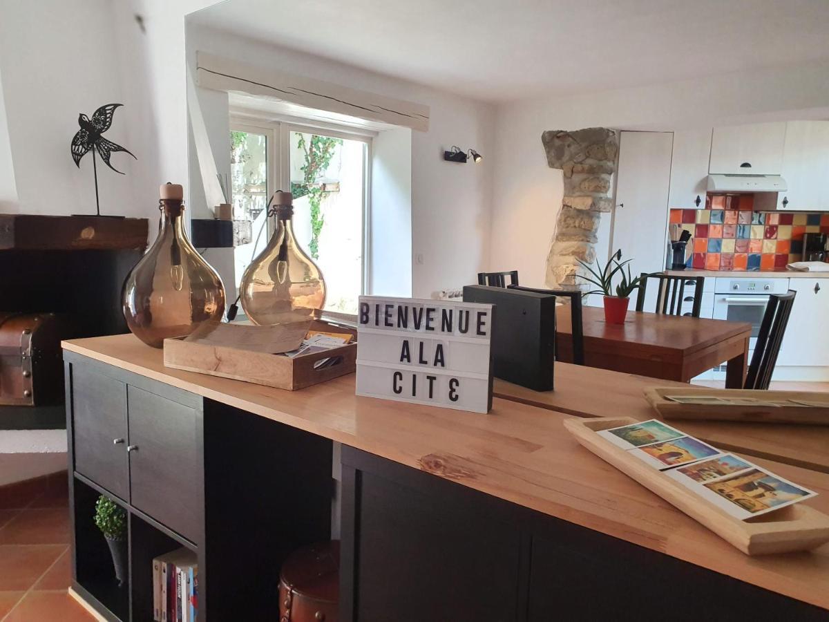 Les Chemins De La Cite Chambre Ou Appartement Καρκασόν Εξωτερικό φωτογραφία